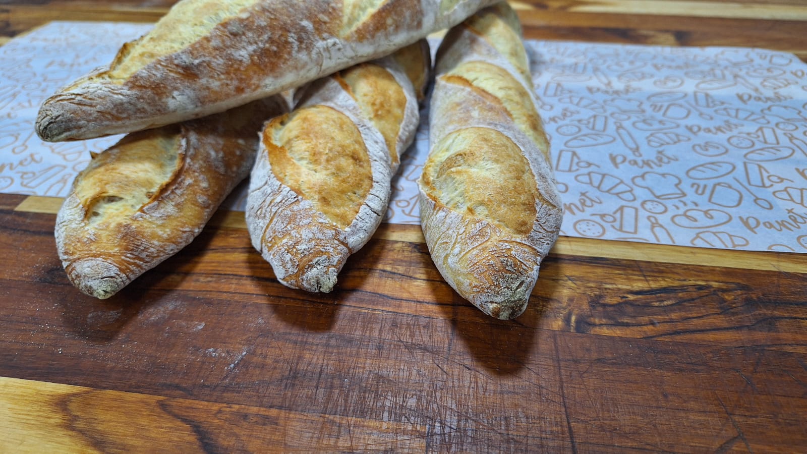 Detalhe das Baguetes da Panet